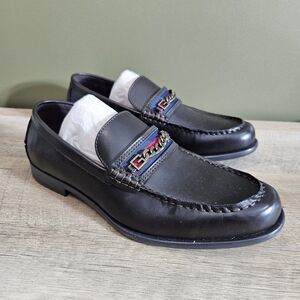 New Guess Los Angeles Mens Size 10 Camox Moc Toe Loafers Dark Brown